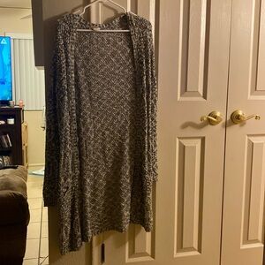 Black and white cardigan